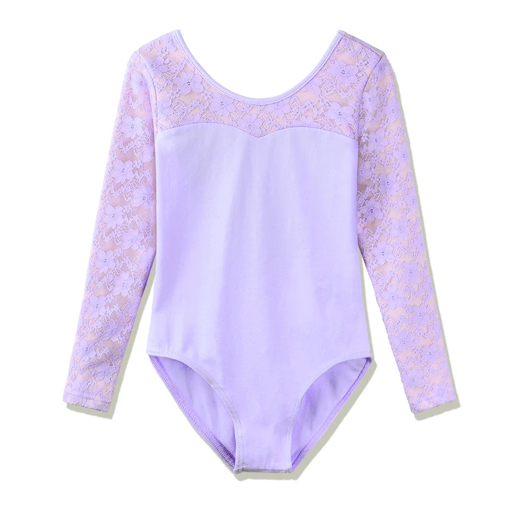 

BAOHULU Kids Ballet Dress Gymnastics Leotards Cute Girls Long Sleeve Ballet Dance Wear Dress Bikini Gymnastics Leotards Clothes