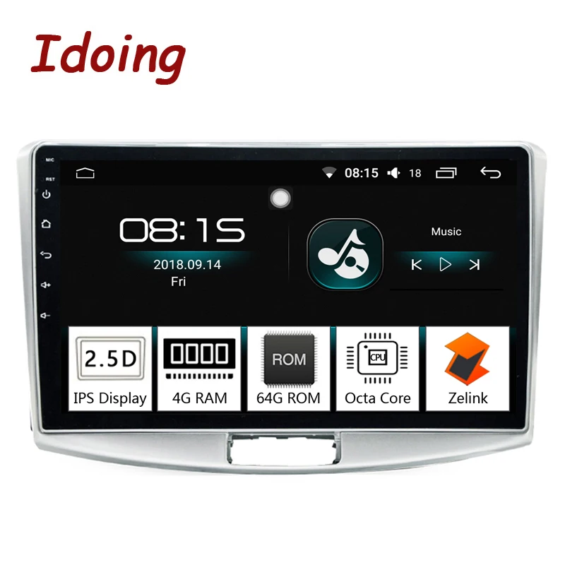 Idoing 10," 4G+ 64G 2.5D ips 8 ядерный автомобильный Android 8,0 Радио мультимедийный плеер Подходит для VW PASSAT B7 Встроенный gps навигация и ГЛОНАСС