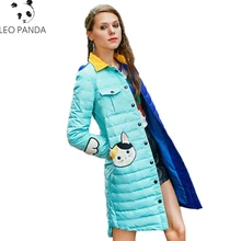 Женский пуховик новая зимняя модная длинная уличная стильная Высококачественная прямая парка Женское пальто женские повседневные пальто LCY789