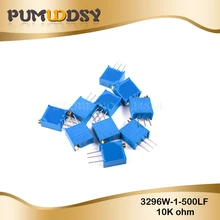 10 шт. 3296W-1-103LF 3296W 10K ohm 103 3296W-1-103 3296W-103 W103 Подстроечный резистор подстроечный потенциометр
