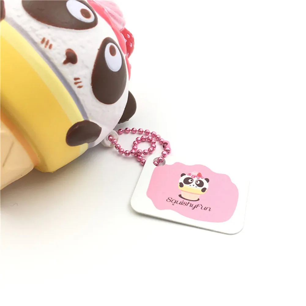 Kawaii Squishies Игрушка антистресс с милой пандой крем Новинка замедлить рост squeeze Хлюпать Забавные игрушки 30S8104 Перевозка груза падения