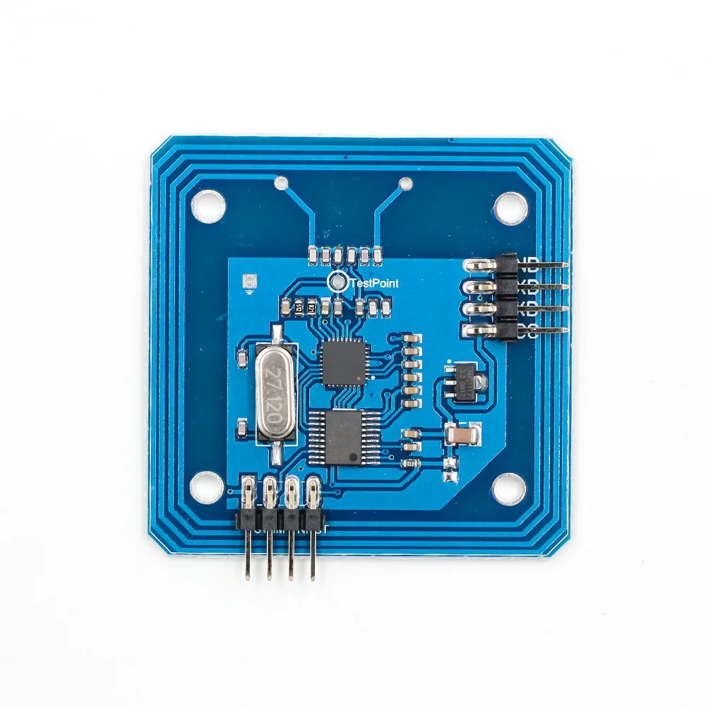 Модуль считывателя rfid карт RC522 13 56 МГц модуль считывания IC MFRC522 RF|Интегральные