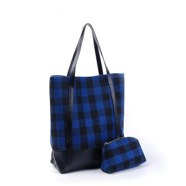 buffalo check purse coach