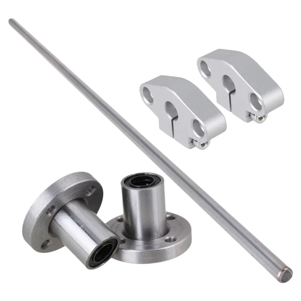 Вертикальный 8 мм Диаметр Круглый Фланец движения втулка подшипника и 500 линейный