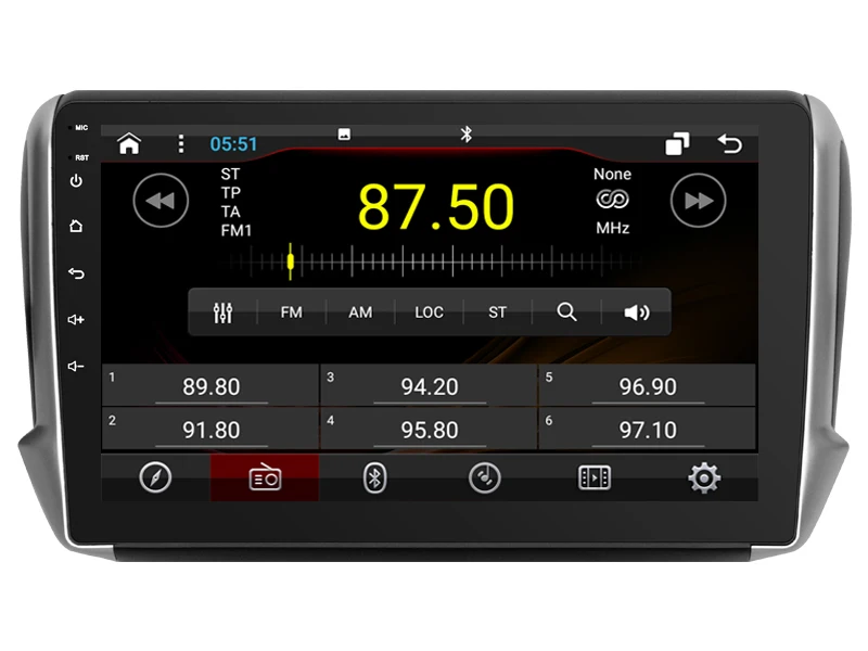 Top 32GB rom 8 cores Android 8.1.2 car GPS for peugeot 2008 2018 touch screen radio DSP stereo navigation carplay multimedia FM 2