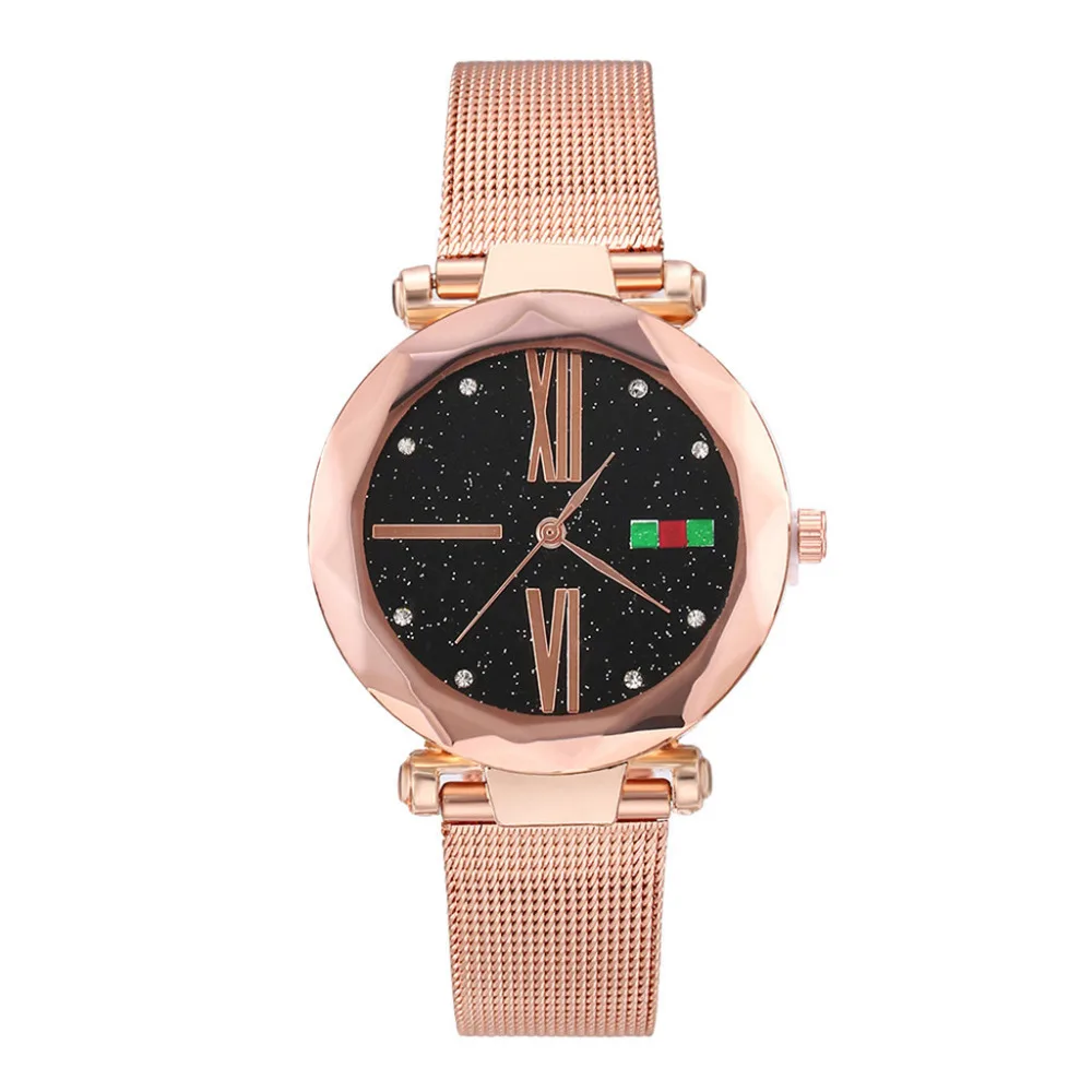 

Various Fashion Wild Watch Woman Female Clock Women's Watches Steel Mesh Belt Quartz Wristwatch Gifts Reloj Mujer Dropshiping #A