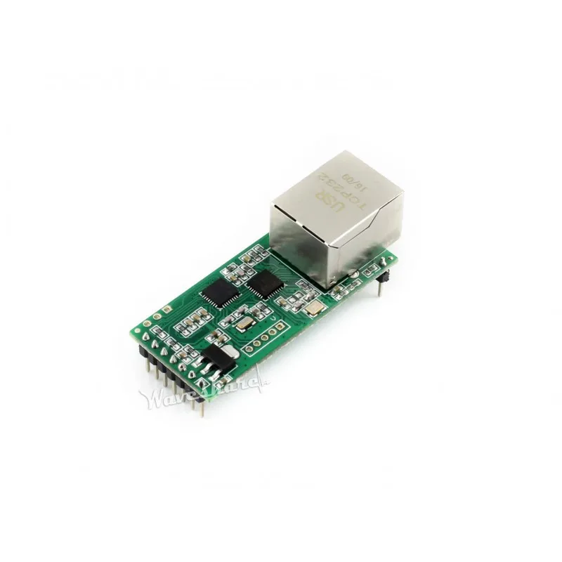 Преобразователь UART в ETH Serial COM TTL на Ethernet 10/100M Auto MDI/MDIX высокоскоростной с низким