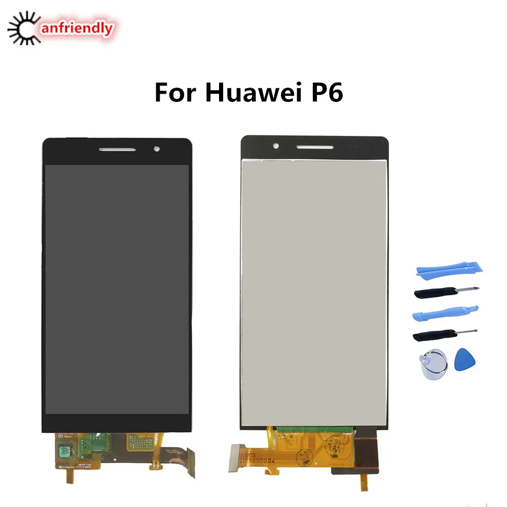

For Huawei Ascend P6 LCD Display+Touch Screen Replacement Digitizer Assembly Phone Panel Repair Parts For Huawei P 6 Display