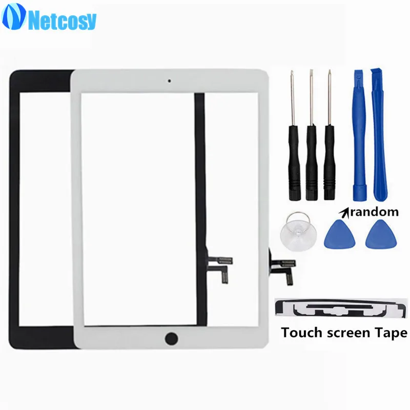 Netcosy For Ipad 5 Touch Screen Digitizer White Black For Ipad Air A1474 A1475 A1476 Touch