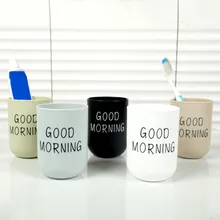 Стаканы для ванной комнаты держатель чашки для зубной щетки скандинавские Путешествия Портативная стиральная чашка хорошее утро пара зубная щетка для хранения Органайзер чашка