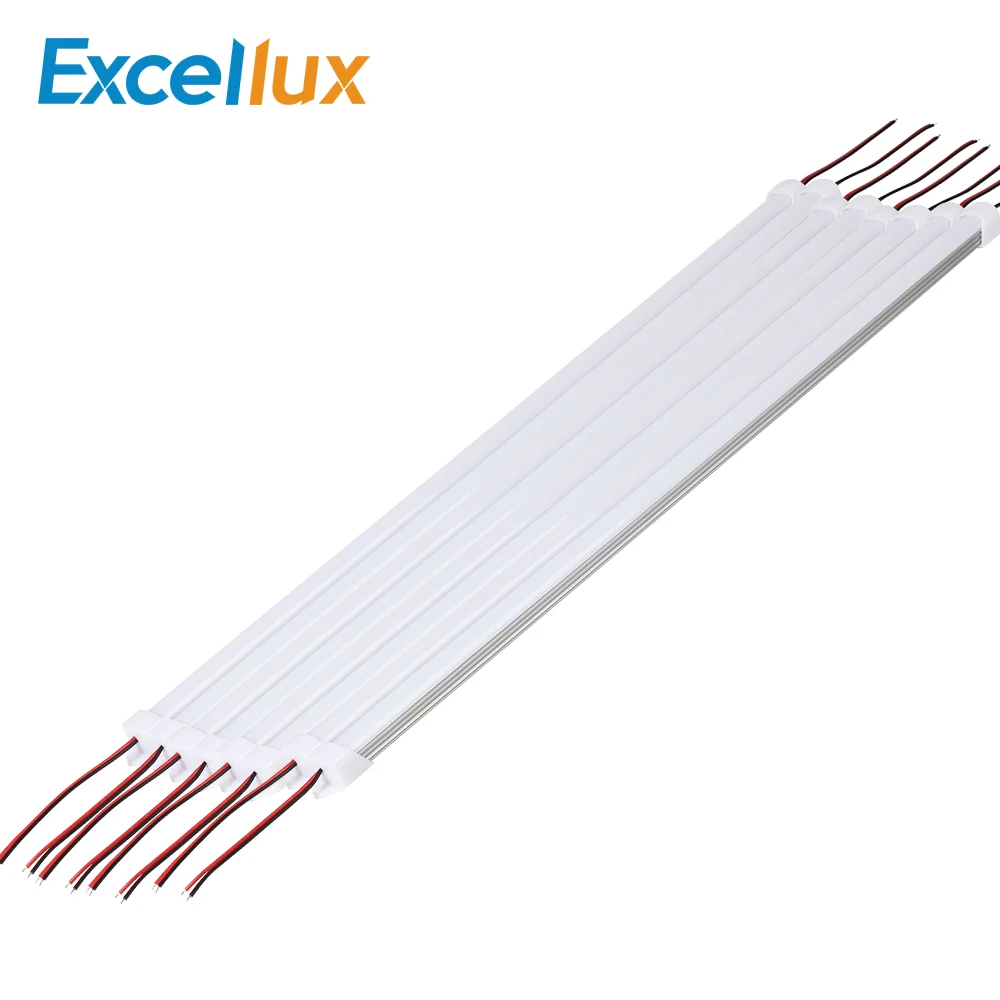 

DC 12V 5730 LED Bar Light 50CM 36leds 8PCS Aluminium Shell PCB Cover For Under Cabinet Wall Corner Decoration White/Warm White