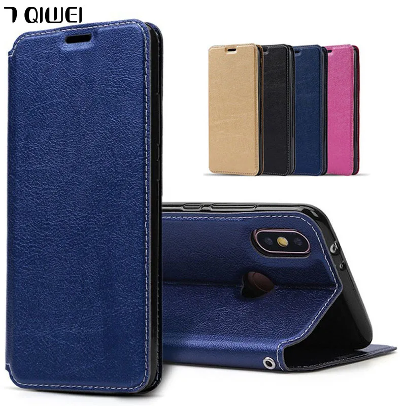 

MIA2 5.99'' For Xiaomi Mi A2 Case Flip Stand Wallet Soft Silicone Cover For Fundas Xiaomi Mi 6X MI6X Case PU Leather Mi A 2 Para