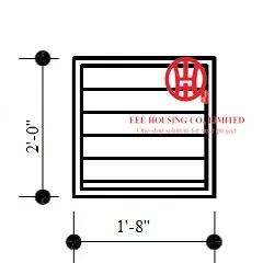 

Hurricane-proof Glass Louvre Windows,Adjustable Aluminum Glass Louvered windows With Removable Screen
