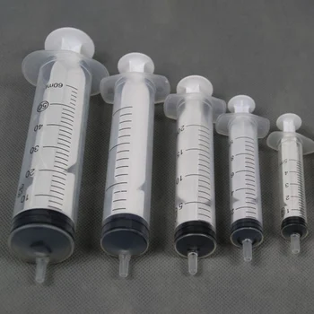 

10pcs Disposable Plastic sterile injection syringe, Liquid Syringe with Needle 1/3/5/10/20/60ml for Industrial use