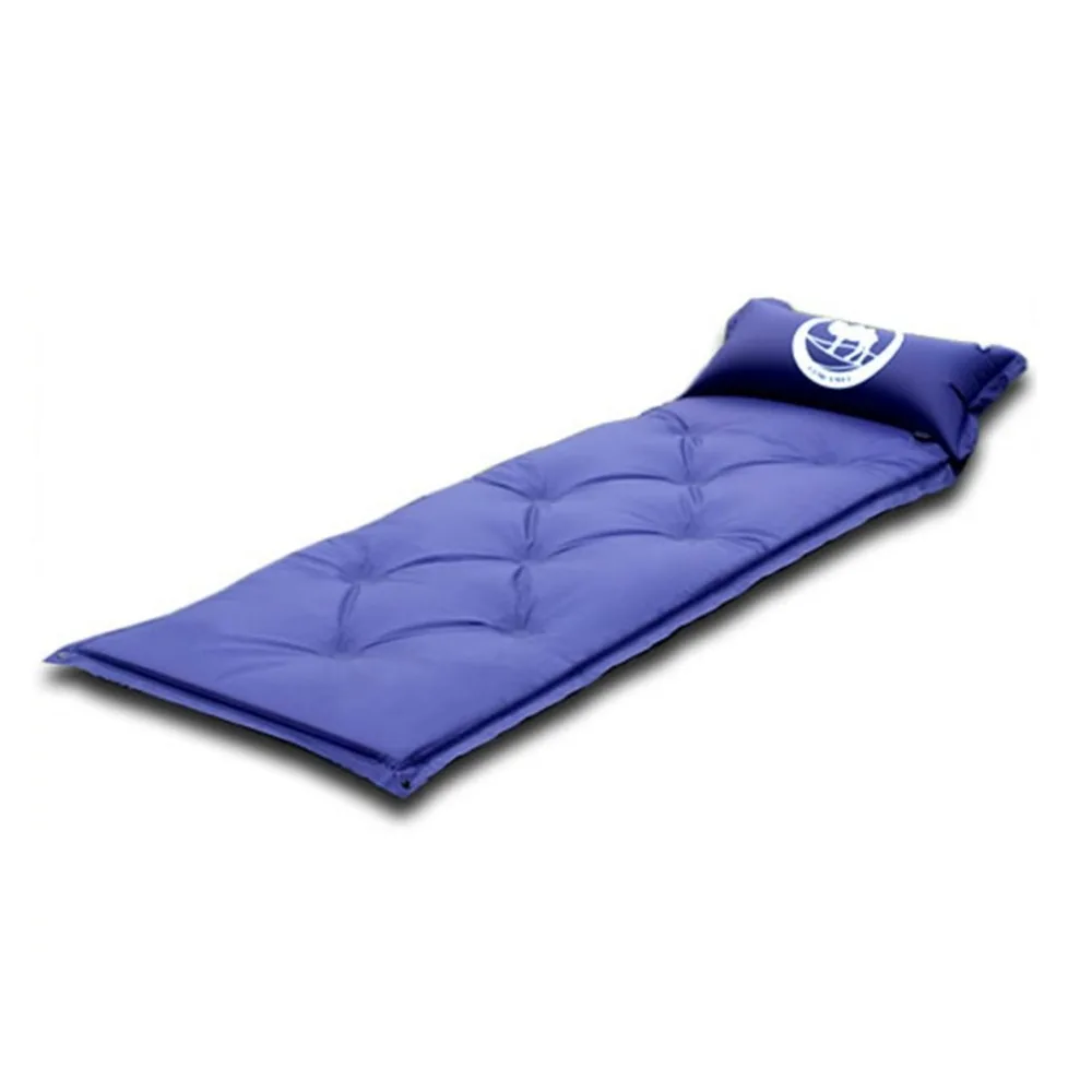 

Desert Camel CS030 Thickened Stitching Design Outdoor Camping Picnic Automatic Inflatable Sleeping Mat Mattress With Pillow
