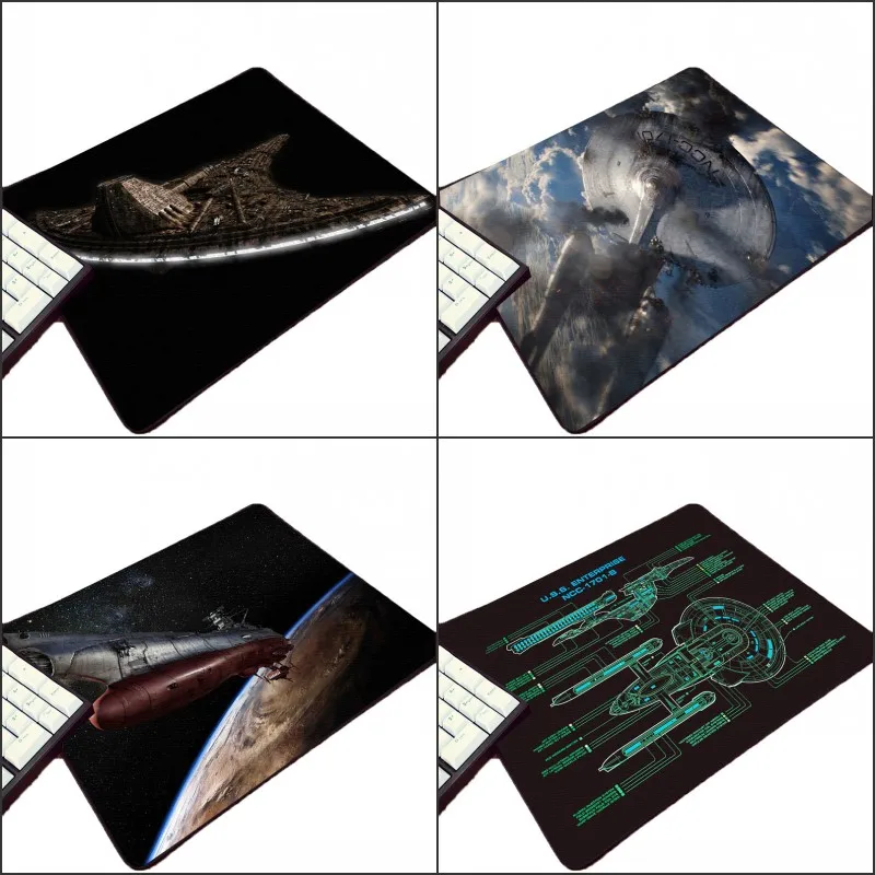 

Mairuige So Beautiful Battleship Space Ship Pattern Mousepad Mini Pc Computer Game Gaming Mouse Pad Corporate Spacecraft Diy