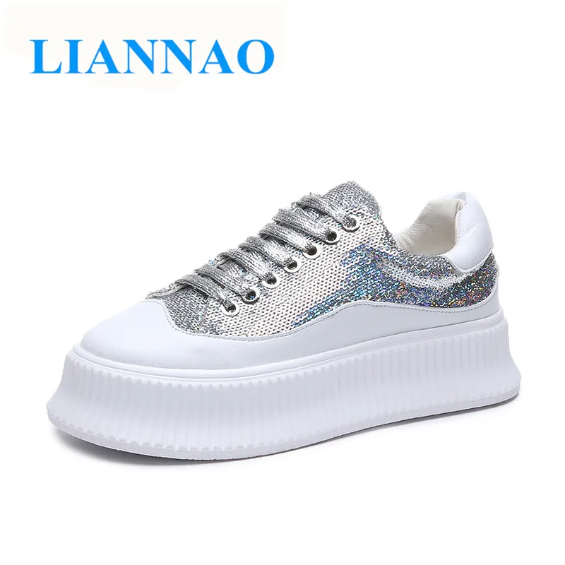 

2019 Fashion Women Casual Shoes Thick bottom Sneakers woman breathable ladies Sneakers women shoes walking Chaussures femme