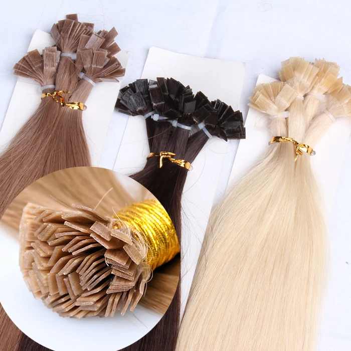 flat tip keratin hair extensions