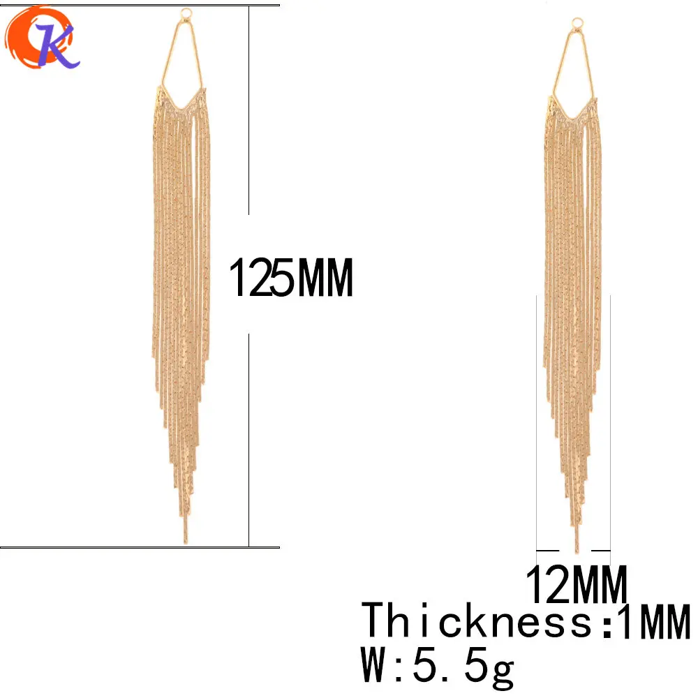 Сердечный дизайн 10 шт 12*125 мм ювелирные аксессуары/Сделай сам изготовление сережек/форма цепочки/ПОДЛИННОЕ золотое покрытие/ручная работа/фурнитура для сережек