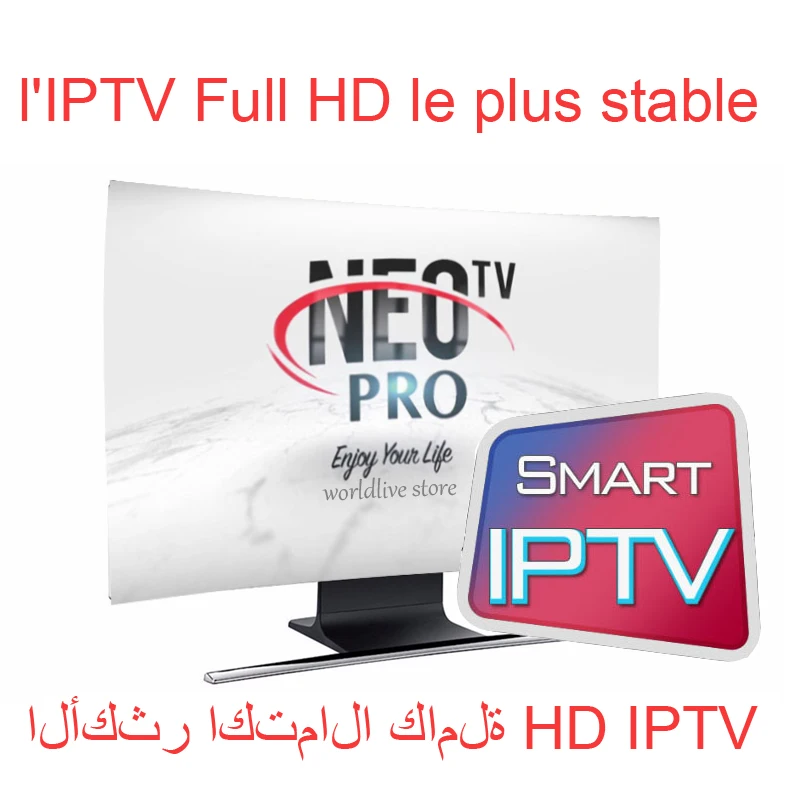 

Neo pro IPTV Subscription arabic europe french italian polish albania uk spanish sports iptv code M3U mag free test