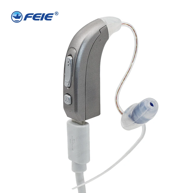 Open Ear Digital Hearing Aid USB Recharging on Computer MY-33 RIC Hearing Amplifier for Severe to Profound Heairng Loss DropShip