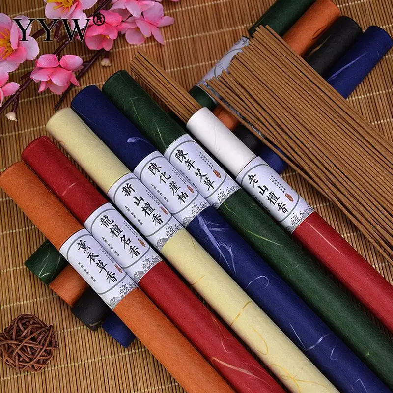 

20pcs/Box Sticks Diffuser Aroma Incense Sticks India Indoor Spices Smoke Sandalwood Aromatic Incense Sage Sticks Air Freshener