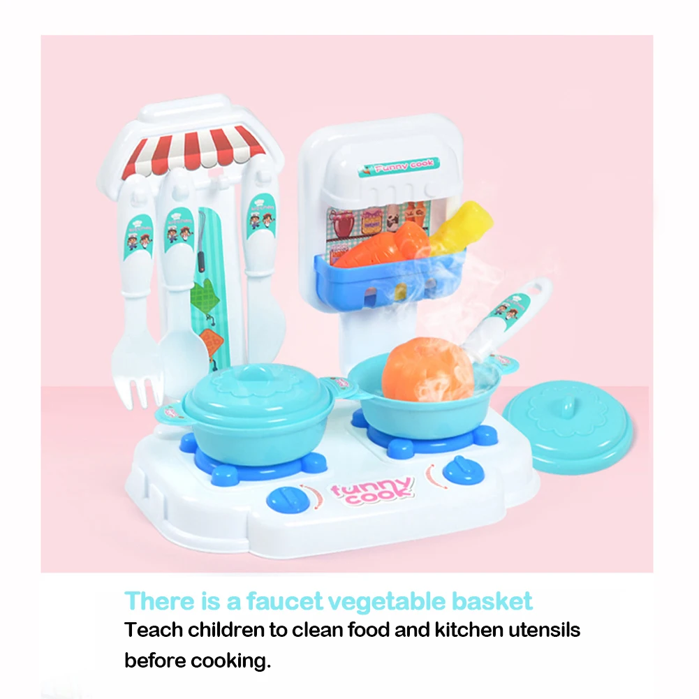 Детские миниатюрный Кухня Пластик вид пищевой реквизит для детей игрушки Детская игрушечная кухня с посудой Набор для игры для девочек набор столовой посуды для кухни