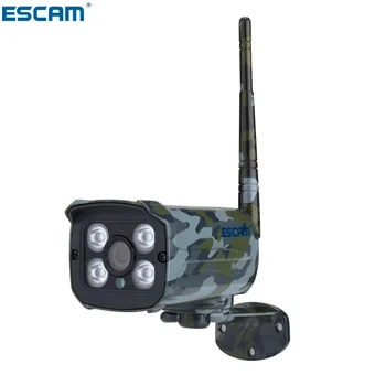 

ESCAM Sentry QD900S 2MP full HD Network IR-Bullet Camera Day/Night IP66 onvif 2.2 1080p Camouflage Wireless Waterproof IP Camera