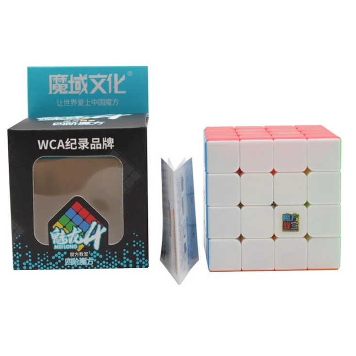 Cube Moyu Yuhu MeiLong MF8826 4x4 магический куб высокое качество Скорость Игрушки Magic Cube для Для детей cubo magico-красочный - Цвет: Colorful