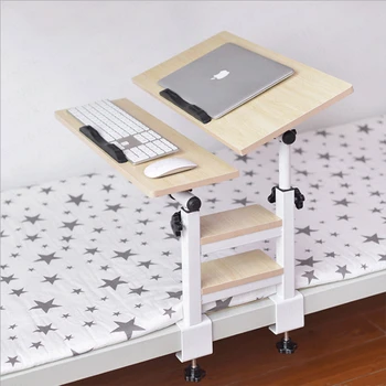 

Wo Yimu Language Laptop Desk Bed With Folding Dormitory Lazy Desk Small Table Bedroom Study Table