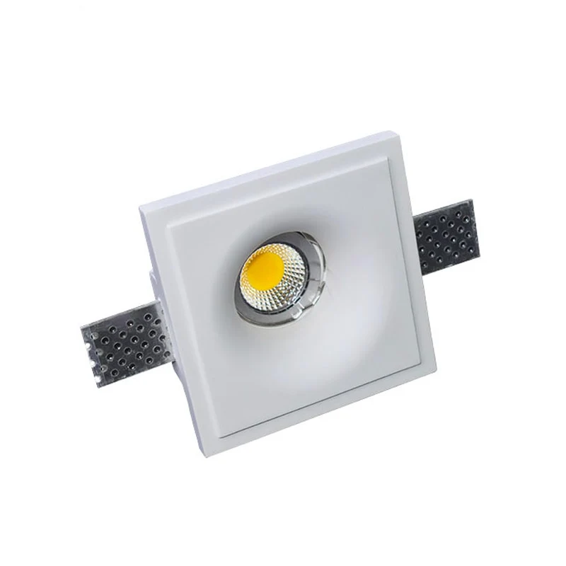 Ручной светодиодный светильник trimless, популярный экологически чистый светодиодный светильник из гипса, светодиодный светильник для внутреннего освещения