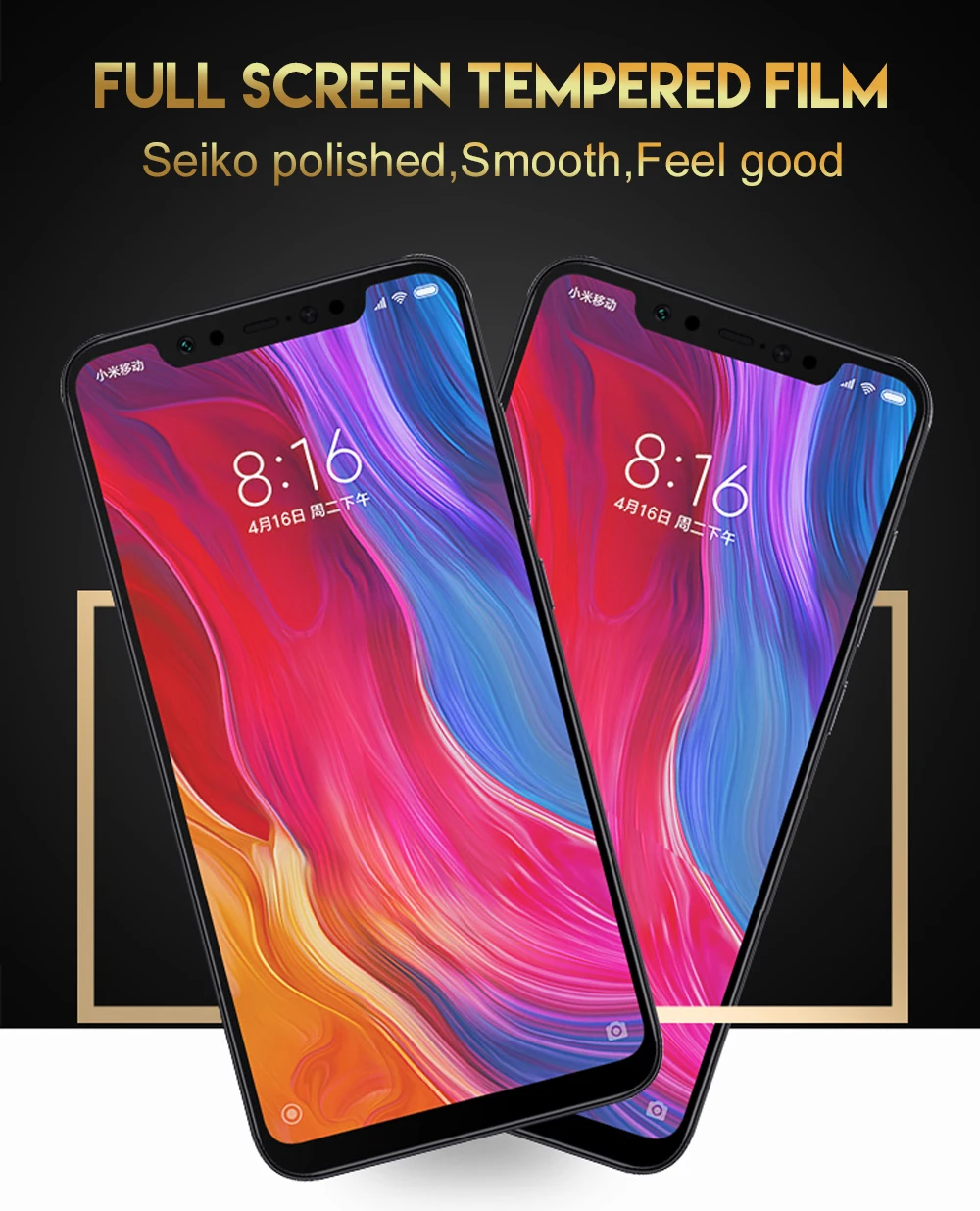 Ascromy For Xiaomi Redmi Note 5 Pro 6 Plus 6A 5A 4A Mi 6X A2 A1 Screen Protector Tempered Glass Full Cover Protecion verre tremp Accessories (1)