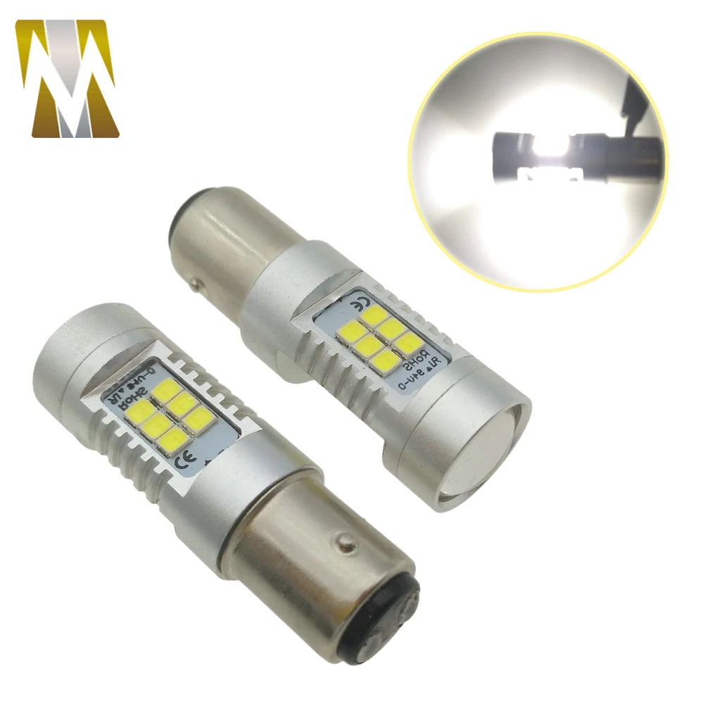 2x P21/5W LED Car BAY15D led Bulb 1157 Tail Signal Brake Stop Reverse
