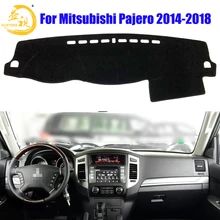 Easysee крышка приборной панели Pad Dashmat коврик с рельефом Защита от солнца тенты шахматная доска крышка ковры для Mitsubishi PAJERO- пыли