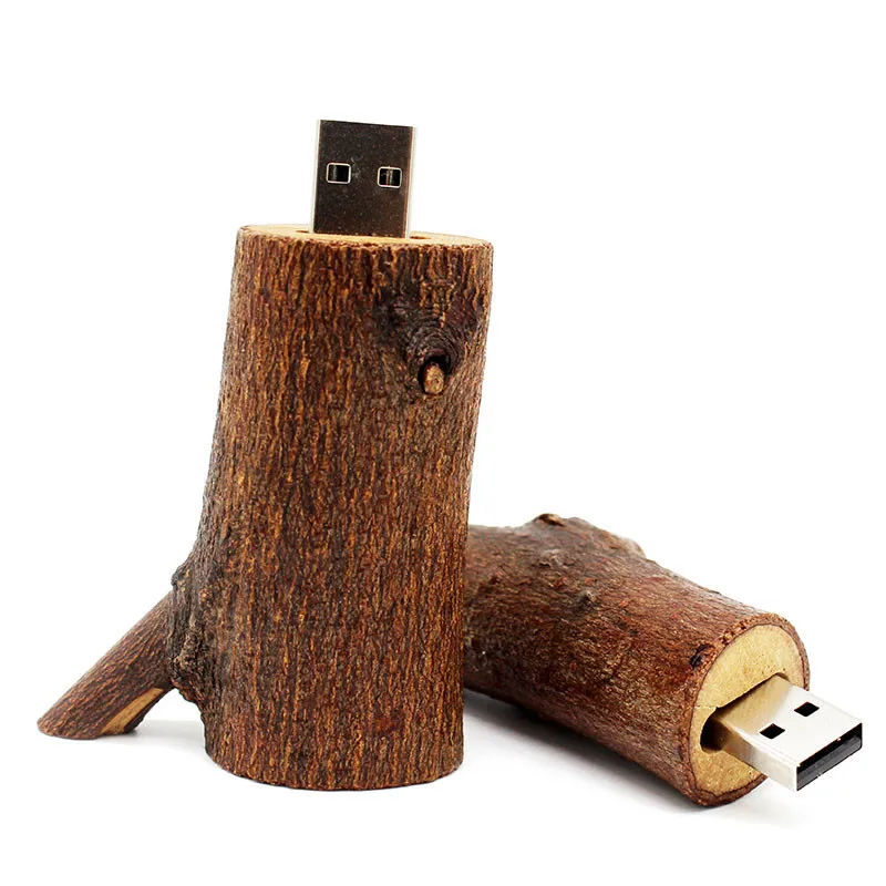 BiNFUL деревянная ветка USB флеш-накопитель 4 ГБ 8 ГБ 16 ГБ 32 ГБ 64 ГБ флеш-накопитель USB 2,0 U диск