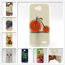 Ultra Fino Transparente Moldura Elegante Cor Flor Impresso Gel TPU Macio Caso Capa Voltar Para LG L90 D410 D405 D405N