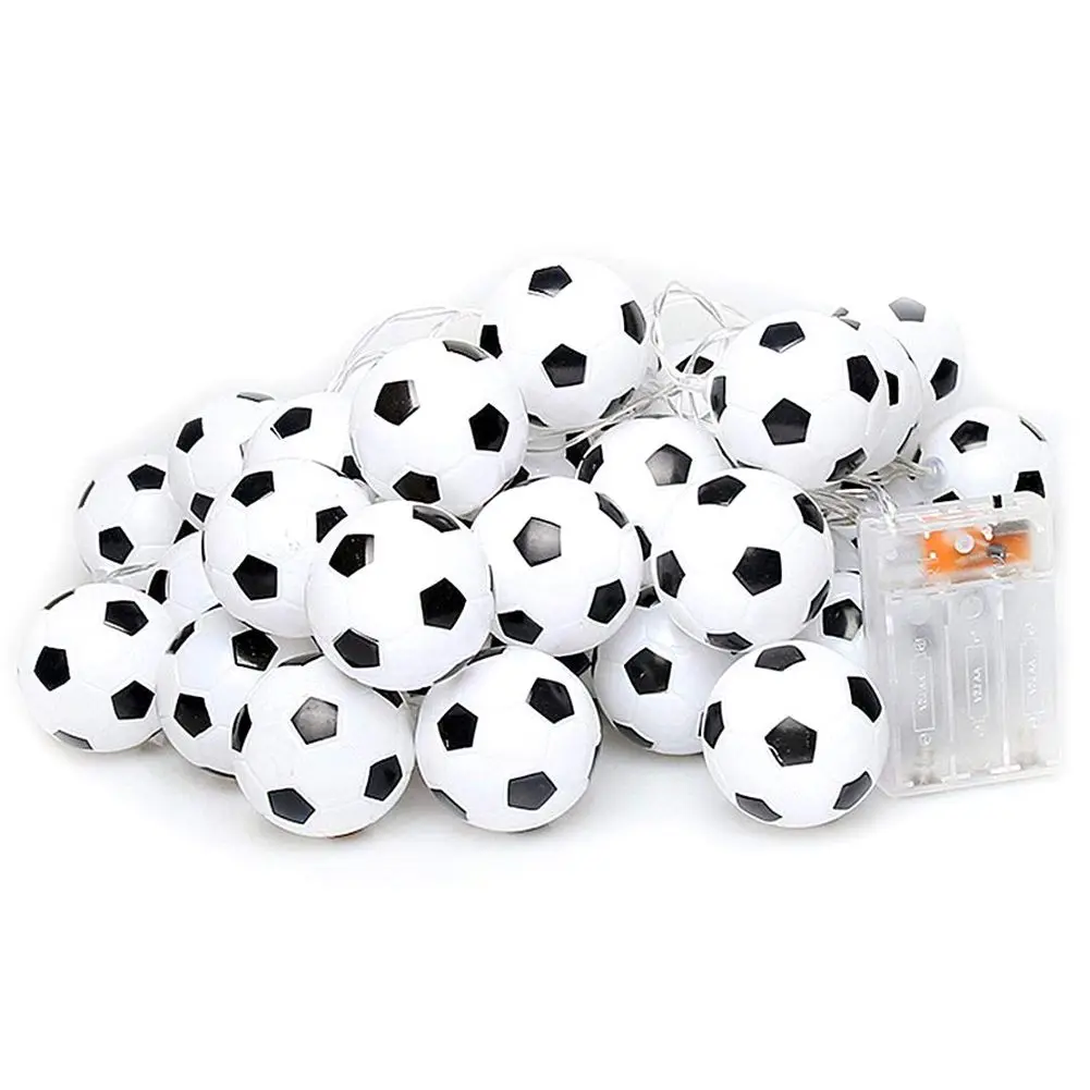 

Brand New String Light 20LEDs Football Decoration Modern World Decor Lighting Warm Light 3M/9.9ft Length Suitable for Theme Part