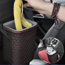 Автомобильная корзина для мусора подвесная Сумка многофункциональная для авто заднее сиденье контейнер для хранения мусора Портативный Авто мусорные мешки автомобильные аксессуары