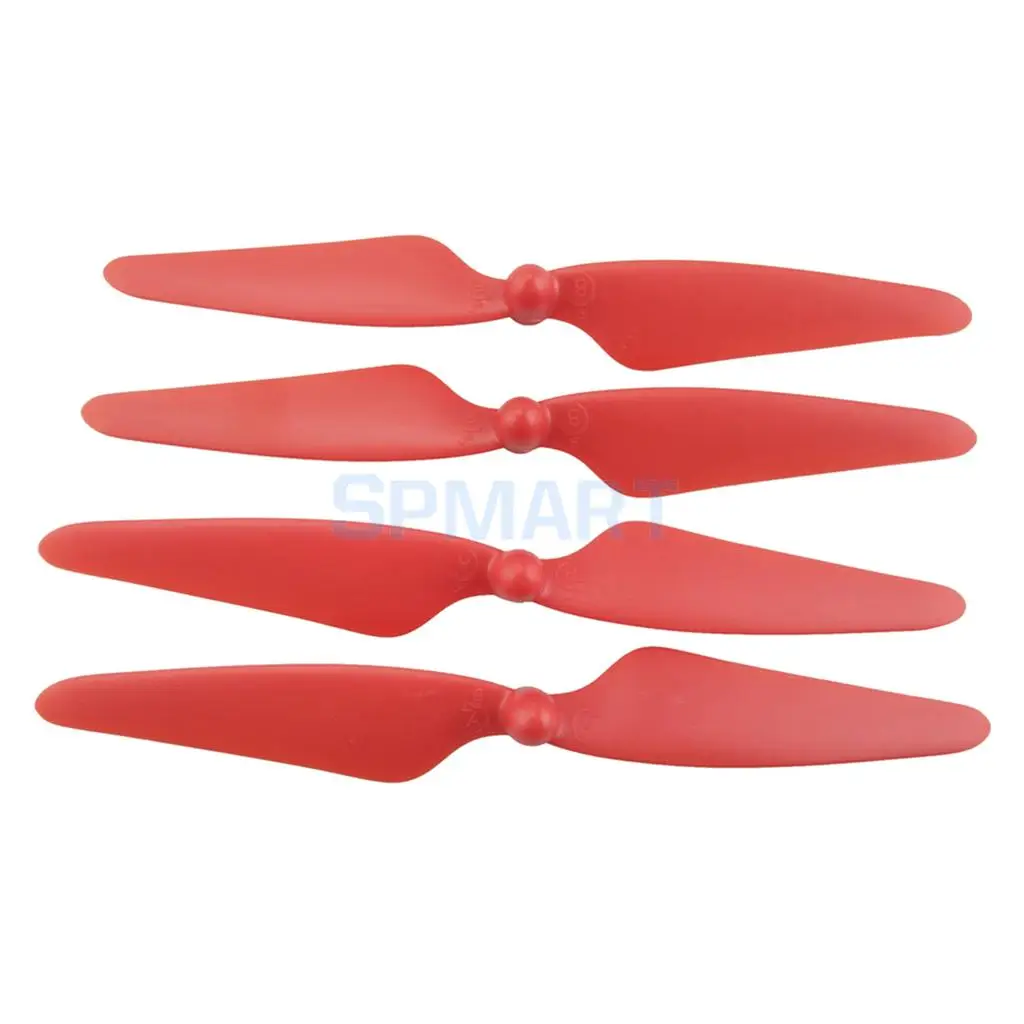 

4 Pack CW/CCW Propeller Blades for MJX B3 Bugs 3 RC Drone Quadcopter Parts Red