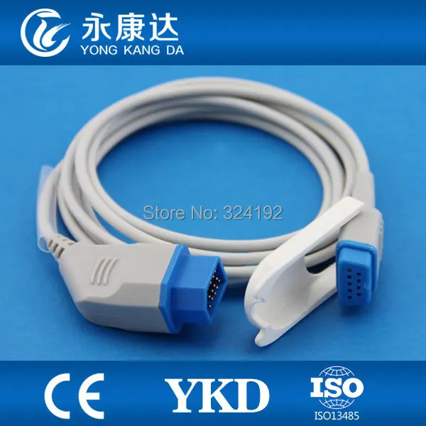 

Free Shipping for Nihon Kohden Spo2 extension cable,14P>DB9F,BSM-4101,4103,4111,4113