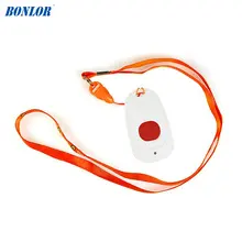 BONLOR 433 МГЦ беспроводные пластиковые аварийные Кнопки наручные часы работа с GSM сигнализация для пожилых детей Домашняя безопасность