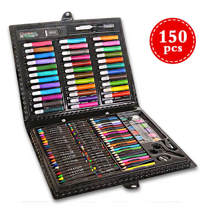 

42/68/86/150Pcs Cute Cartoon Watercolor Set Pens Kawaii Art Market Pen for Kid Water Color Plumones Manga Anime Drawing Paintin