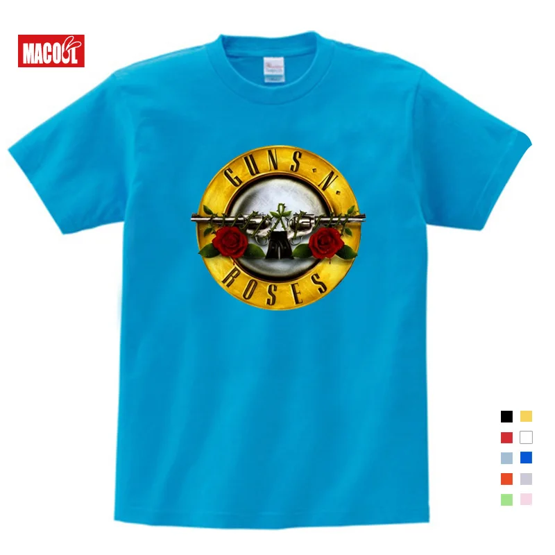 Guns N Roses T Shirt Kid 2019T-shirt Pure Cotton Round Neck Baby Tshirt Children's Infant Toddler Costume for Boy and Girl 3T-9T