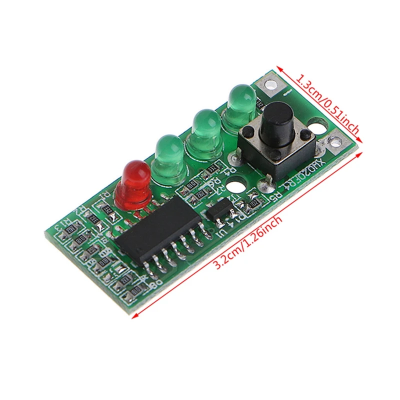 

9-12.6V Battery Capacity Indicator 4 LEDs Display for 3S Lithium Battery