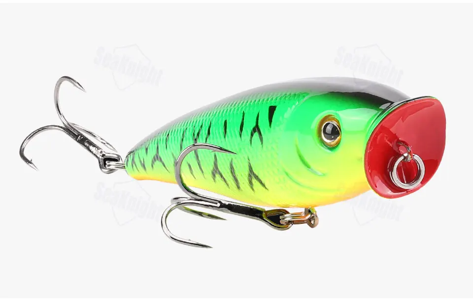 SeaKnight SK029 Popper Wobbler Fishing Lure 1PC 95mm 14.5g 2 Hooks Floating Artificial Bait Topwater Fishing Tackle