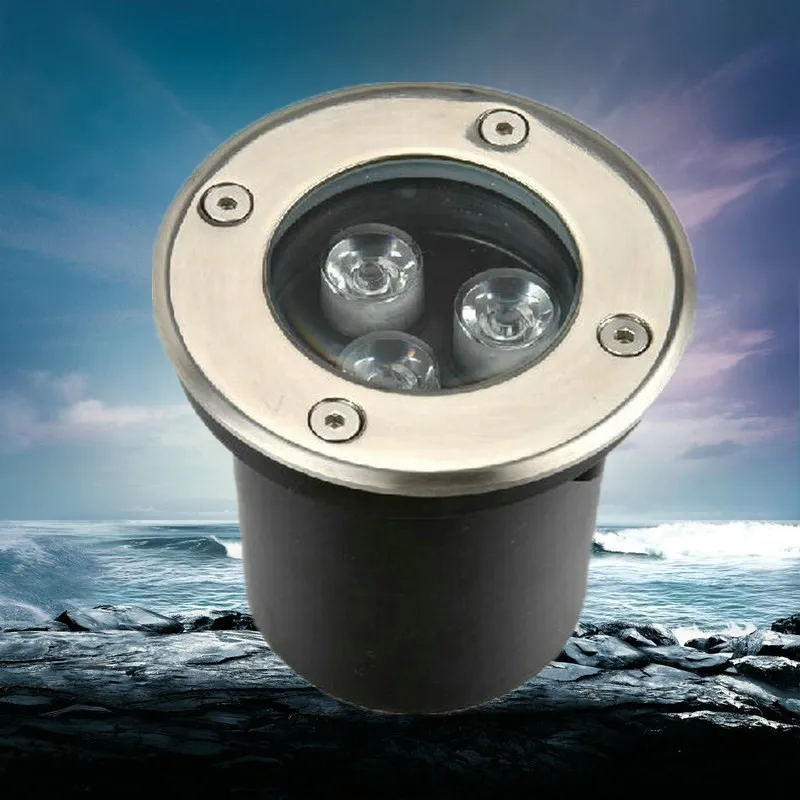 20PCS/LOT 3W LED underground light lamps outdoor buried ...