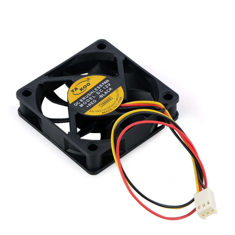 3Pin DC 12V 60*60 мм Охлаждающие вентиляторы для ноутбуков запасные