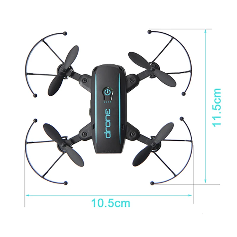 IN1601 Mini RC Drone 2.4G 720P with Camera Wifi FPV Foldable Altitude Hold Quadcopter Remote Control Helicopter