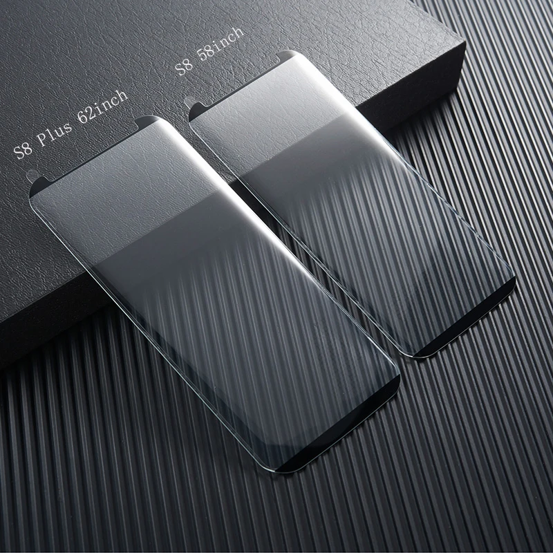 3D изогнутое закаленное стекло для Samsung Galaxy S8 S9 полное покрытие 9H защитная пленка