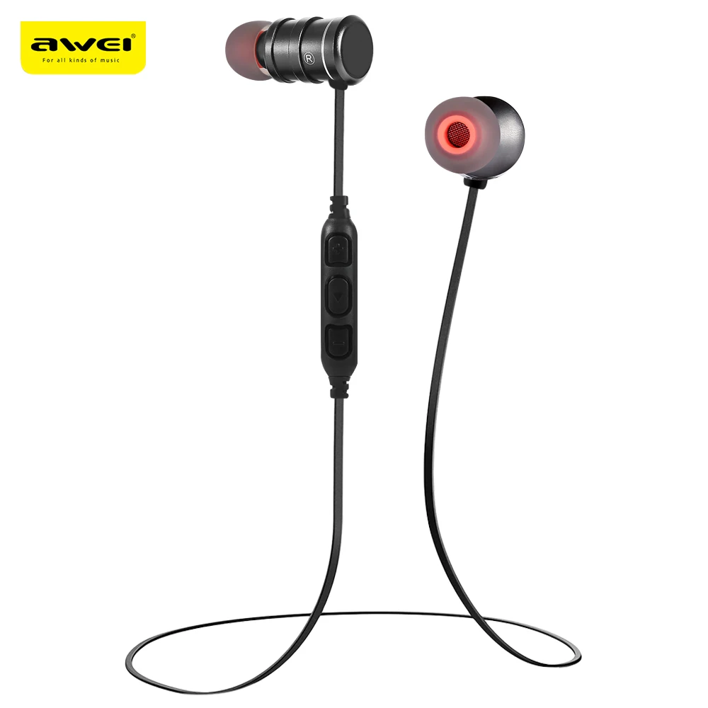 AWEI AK5 Bluetooth Heaphone Беспроводной наушник с магнитной гарнитура bluetooth Earfone Auriculares Kulakl k